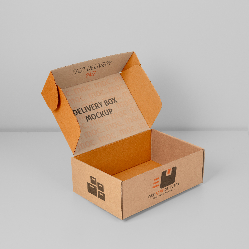 (B) Corrugated Mailer Box