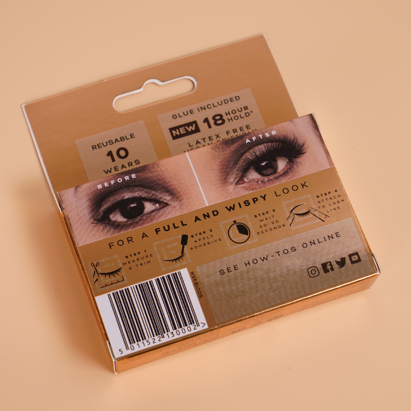 (A) Hanging eyelashes paper boxes