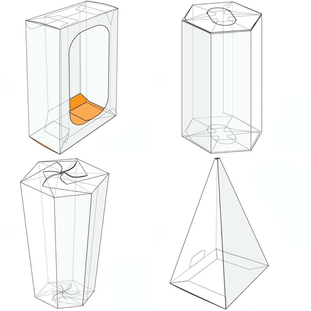 （W）Folding Paper Box