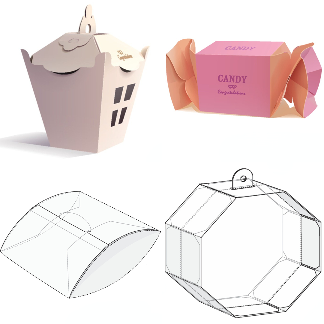 (N) Folding Paper Box