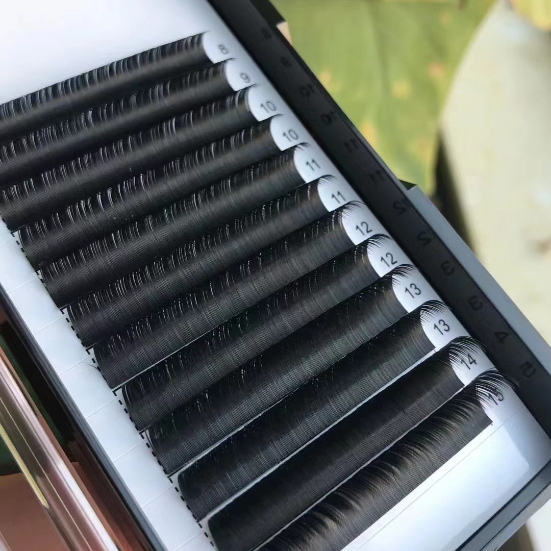 Matte Black Flat Eyelash Extension